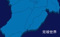echarts江门市新会区geoJson地图3d地图实例旋转动画演示实例